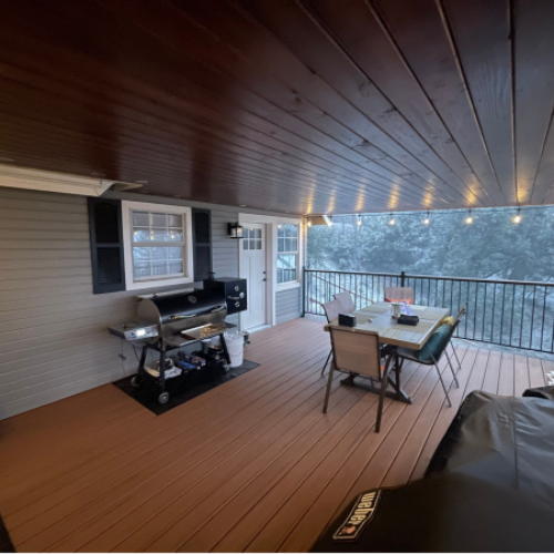 new covered deck