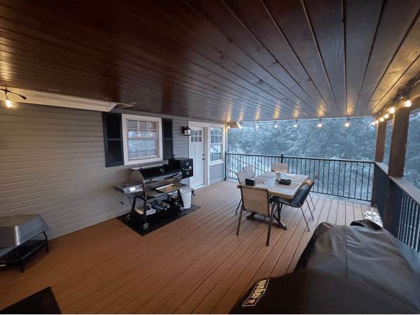 new covered deck