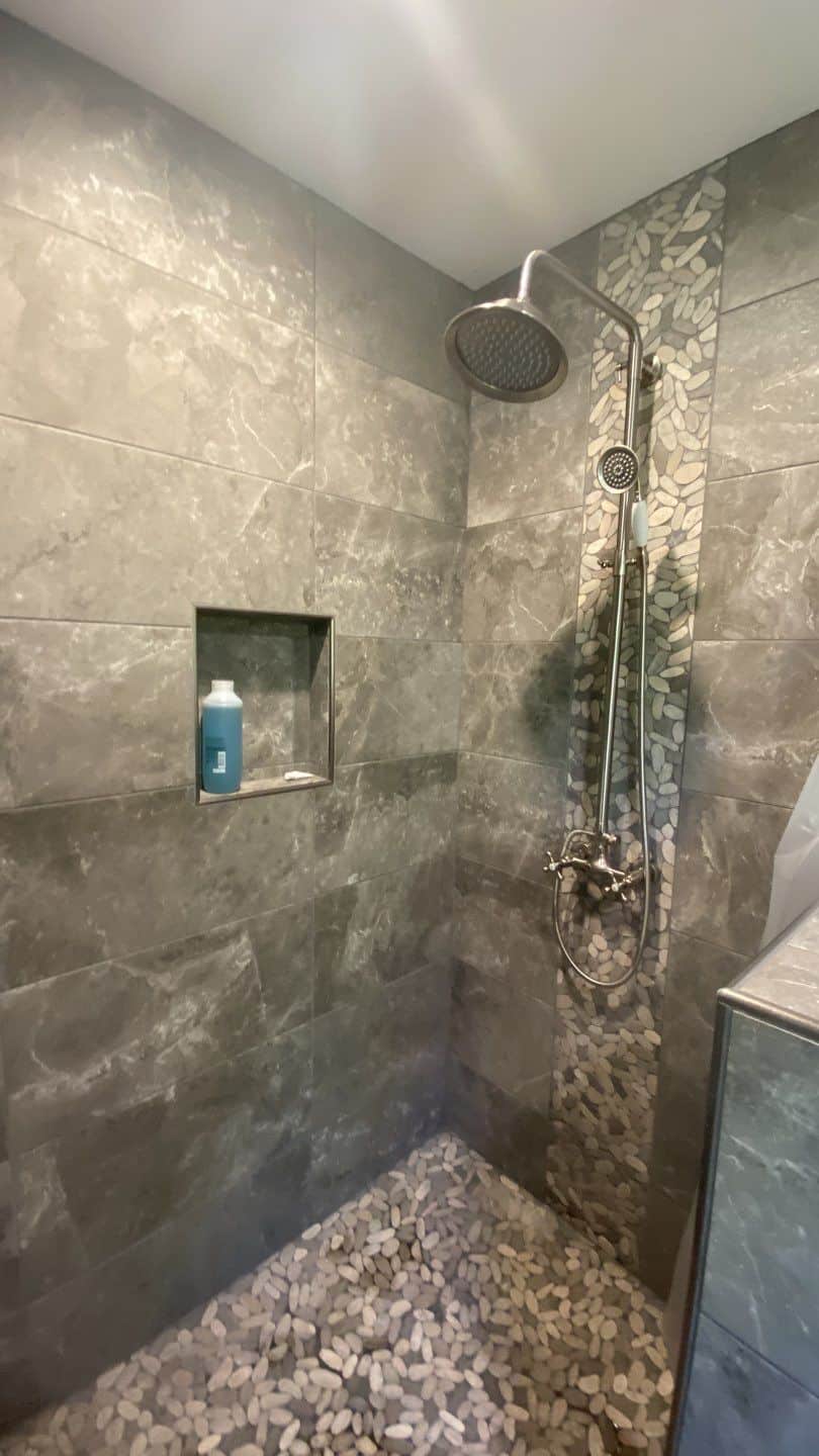 updated shower